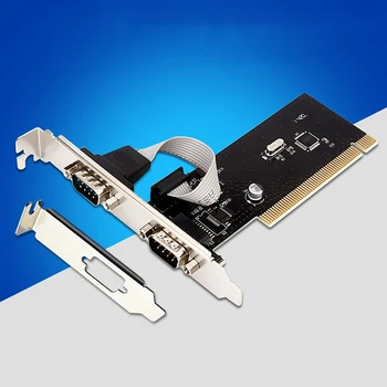 New 2 Ports Pci To Com 9Pin Serial Port RS232 Expand Riser Card Adapter TX382B With Tracking Number
New 2 Ports Pci To Com 9Pin Serial Port RS232 Expand Riser Card Adapter TX382B With Tracking Number