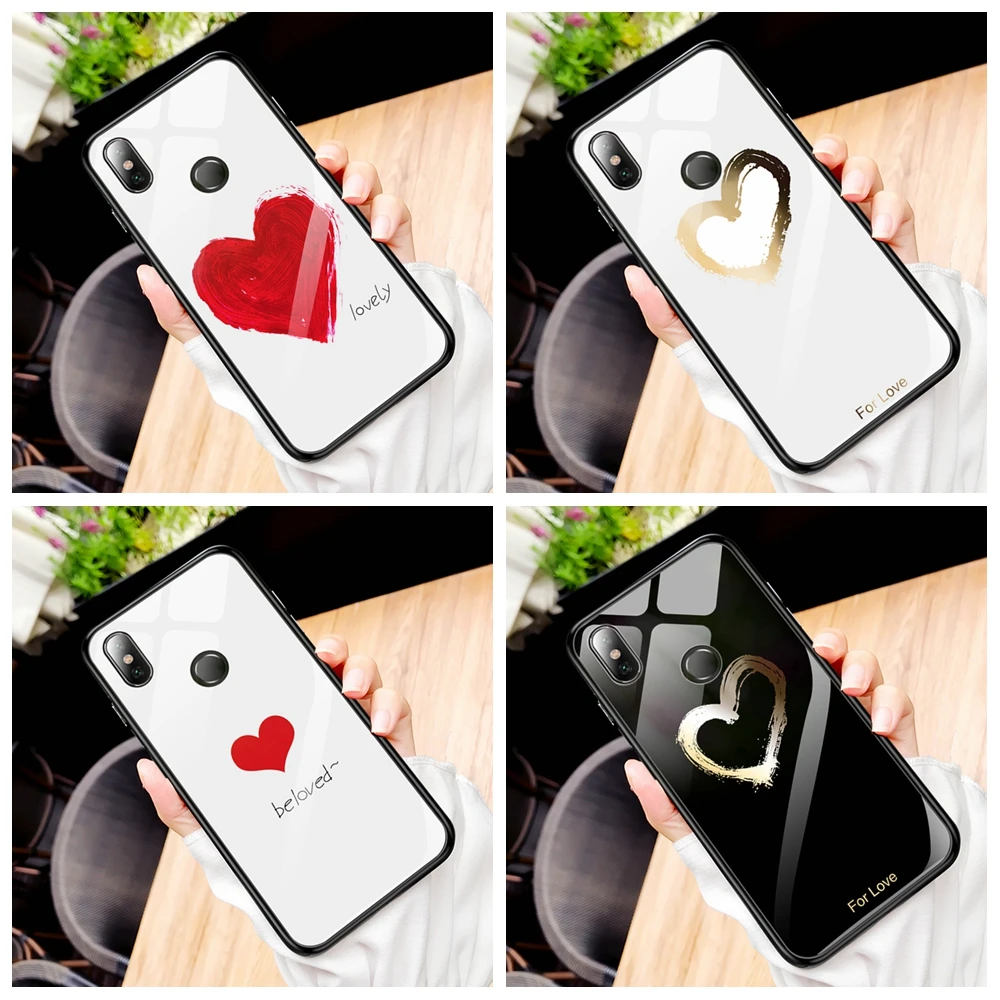 Tempered Glass Love Case For Xiaomi Mi 8 A2 Lite A1 Pocophone F1 Redmi Note 6 Pro Mi8 Mi6X Mi5X Shockproof Cover Pattern Cases
Tempered Glass Love Case For Xiaomi Mi 8 A2 Lite A1 Pocophone F1 Redmi Note 6 Pro Mi8 Mi6X Mi5X Shockproof Cover Pattern Cases