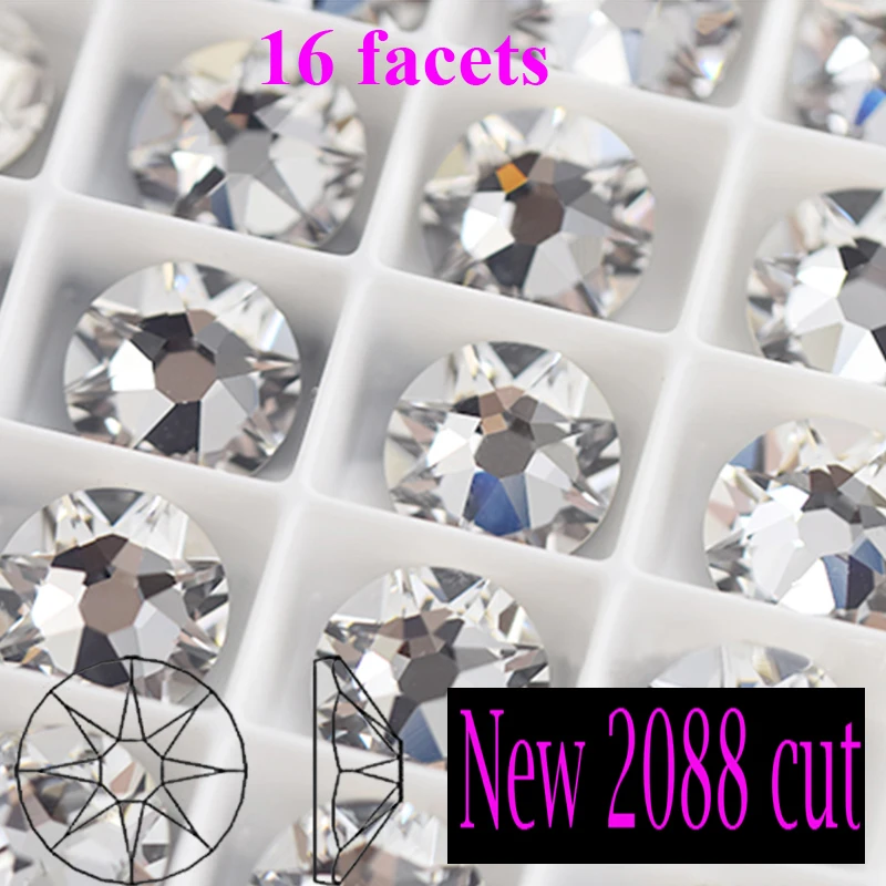 The Best Quality New 2088 Cut Non hotfix 16 facets 8+8 Nail Art Rhinestones Golden Base for Luxury Decors Crystal Clear
The Best Quality New 2088 Cut Non hotfix 16 facets 8+8 Nail Art Rhinestones Golden Base for Luxury Decors Crystal Clear