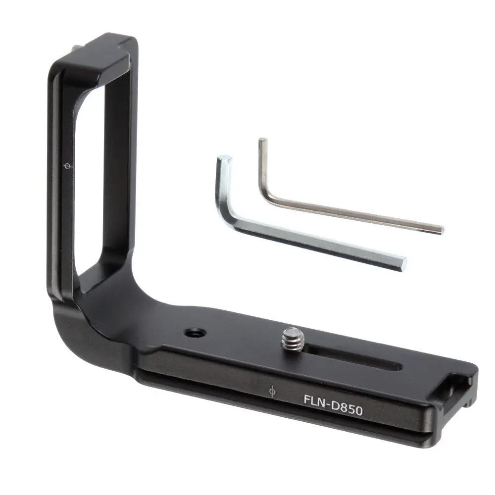 Quick Release Vertical L Bracket Plate Holder QR for Nikon D850 DSLR Camera Body
Quick Release Vertical L Bracket Plate Holder QR for Nikon D850 DSLR Camera Body