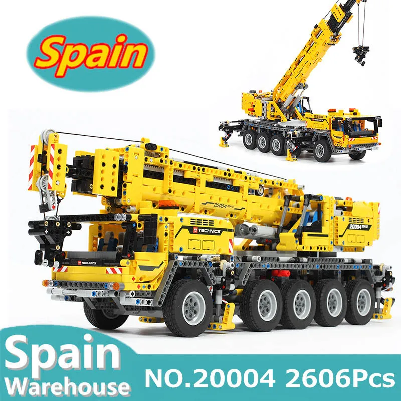 Lepinblocks King Bricks 20005 20004 Remote Control Mobile Crane Mk II Truck Technic Building Blocks Set 42009 42023 Toys Gift
Lepinblocks King Bricks 20005 20004 Remote Control Mobile Crane Mk II Truck Technic Building Blocks Set 42009 42023 Toys Gift