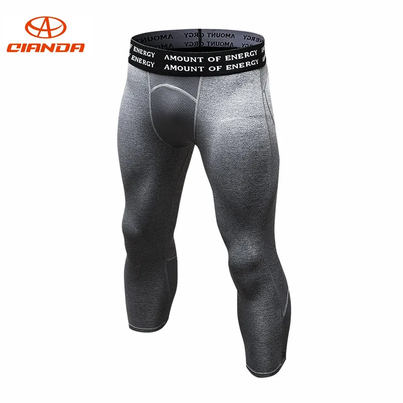 2018 Men's 3/4 Running Compression Pant Tights Basketball Breathable Quick Drying Gym Pants Jogging Skinny Trousers Sportswear
2018 Men's 3/4 Running Compression Pant Tights Basketball Breathable Quick Drying Gym Pants Jogging Skinny Trousers Sportswear