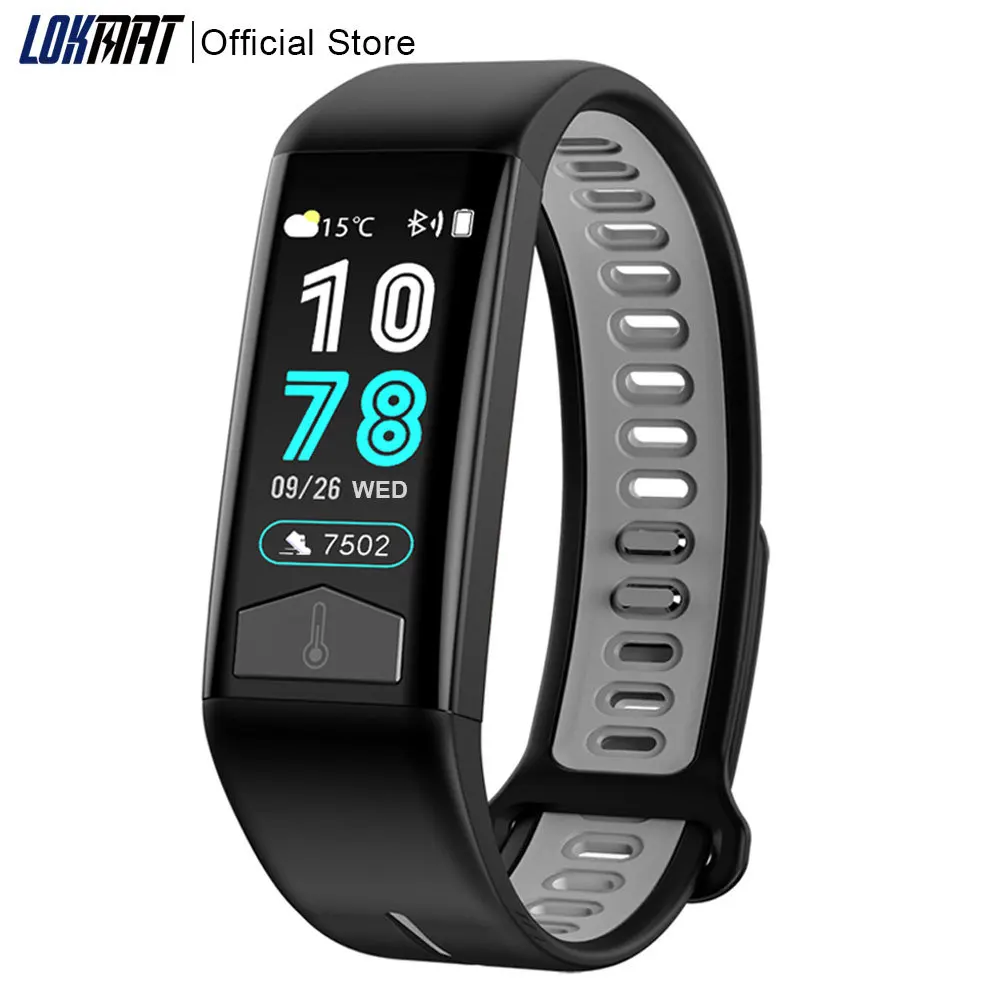 LOKMAT Body Temperature Bluetooth Smart band IP67 Fitness Tracker Smart Bracelet Blood Pressure Waterproof Heart Rate For women
LOKMAT Body Temperature Bluetooth Smart band IP67 Fitness Tracker Smart Bracelet Blood Pressure Waterproof Heart Rate For women