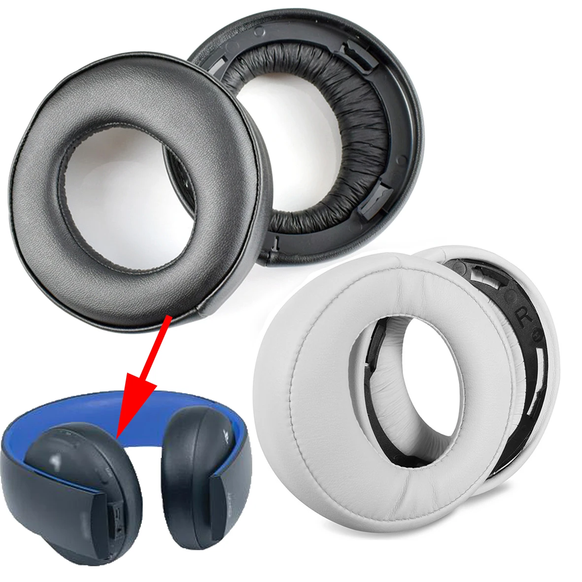 Replacement Ear Pads Earpads Cushion pillow cover ONY PS3 PS4 Gold 7.1 Wireless Playstation 3 4 CECHYA-0083 Headphones headset
Replacement Ear Pads Earpads Cushion pillow cover ONY PS3 PS4 Gold 7.1 Wireless Playstation 3 4 CECHYA-0083 Headphones headset