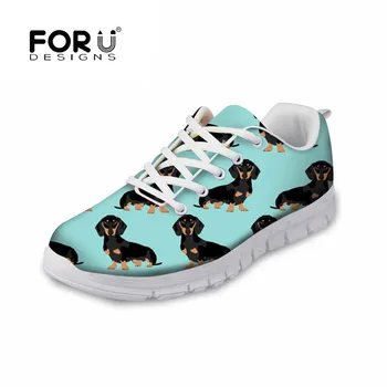 FORUDESIGNS Fashion Women Casual Shoes Sneakers Doxie Dog Dachshund Print Breathable Mesh Flats Shoes Woman Chaussures Femme
FORUDESIGNS Fashion Women Casual Shoes Sneakers Doxie Dog Dachshund Print Breathable Mesh Flats Shoes Woman Chaussures Femme