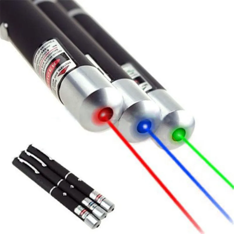 

Green Red Blue Laser Pointer Pen Visible Beam Light Lazer 532NM-405NM 5mw Beam Ray Laser Pointer Instructor Pen Flashlight