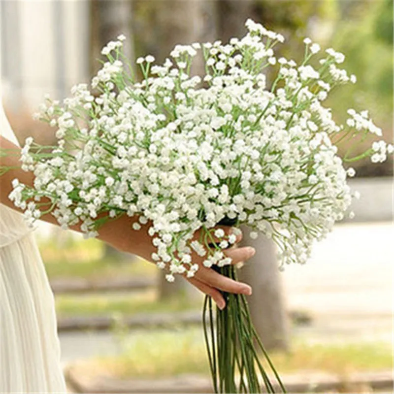 Artificial Flower Wedding Flowers Artificial White/ Purple Baby's Breath Bouquet Home Kitchen Table Garden Party Decoration
Artificial Flower Wedding Flowers Artificial White/ Purple Baby's Breath Bouquet Home Kitchen Table Garden Party Decoration