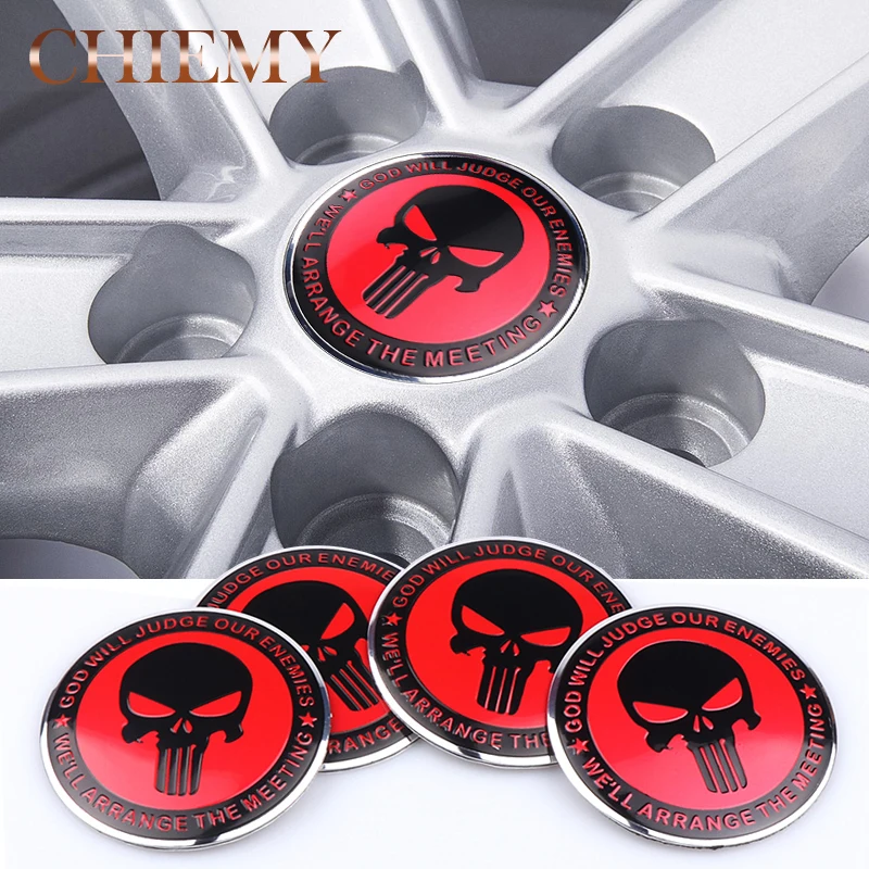 4pcs Aluminum 56mm Skull Auto Car Wheel Center Hub Caps Cover Sticker For Universal Car Opel Renault Mazda VW Ford Car-styling
4pcs Aluminum 56mm Skull Auto Car Wheel Center Hub Caps Cover Sticker For Universal Car Opel Renault Mazda VW Ford Car-styling