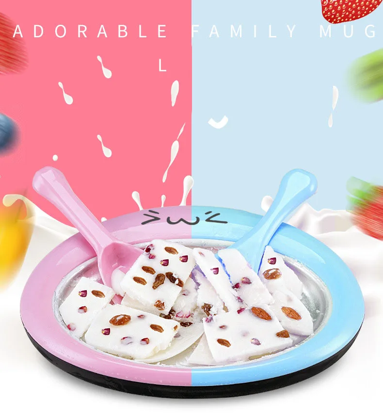 Mini Cartoon Ice Cream Maker Fried Yogurt Machine Summer Cool Ice Cream Maker Ice Cream Roller Rolling Machine For Kids Children
Mini Cartoon Ice Cream Maker Fried Yogurt Machine Summer Cool Ice Cream Maker Ice Cream Roller Rolling Machine For Kids Children