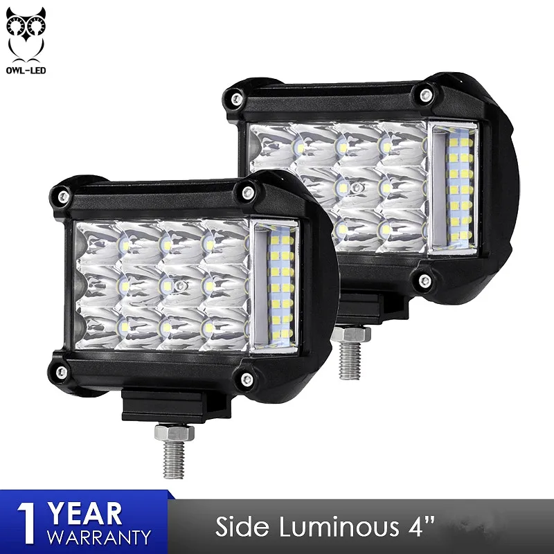 OWL-LED 3-Row 4 inch 57W Side Luminous Led Work Light Bar Car Driving Work Lamp Offroad For 4x4 4wd Trucks Off-road Vehicles
OWL-LED 3-Row 4 inch 57W Side Luminous Led Work Light Bar Car Driving Work Lamp Offroad For 4x4 4wd Trucks Off-road Vehicles
