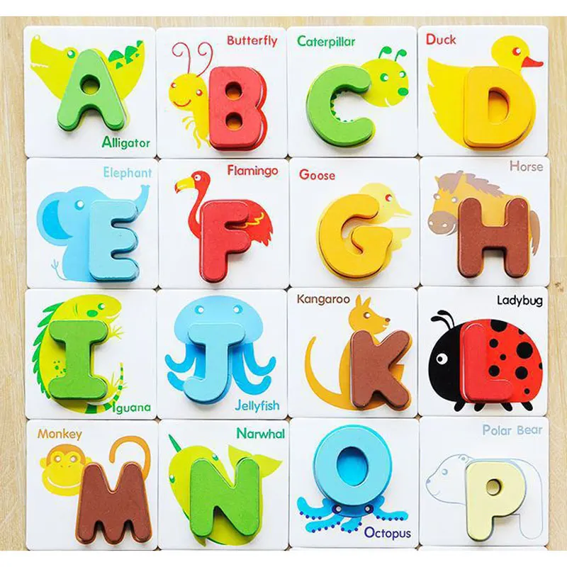 26 Letters English Funny Learning Education Card book Wooden Block Baby Kids Early Education Box Packaged 1~2years Gift
26 Letters English Funny Learning Education Card book Wooden Block Baby Kids Early Education Box Packaged 1~2years Gift