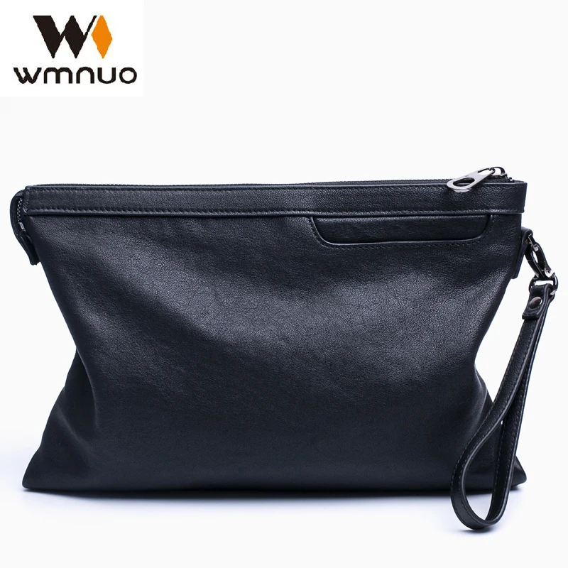 Wmnuo Men Handbags Genuine Leather Sheepskin Men Hand Bag High Quality Envelope Bag Fashion Simple Clutch Wallet Business Bag
Wmnuo Men Handbags Genuine Leather Sheepskin Men Hand Bag High Quality Envelope Bag Fashion Simple Clutch Wallet Business Bag