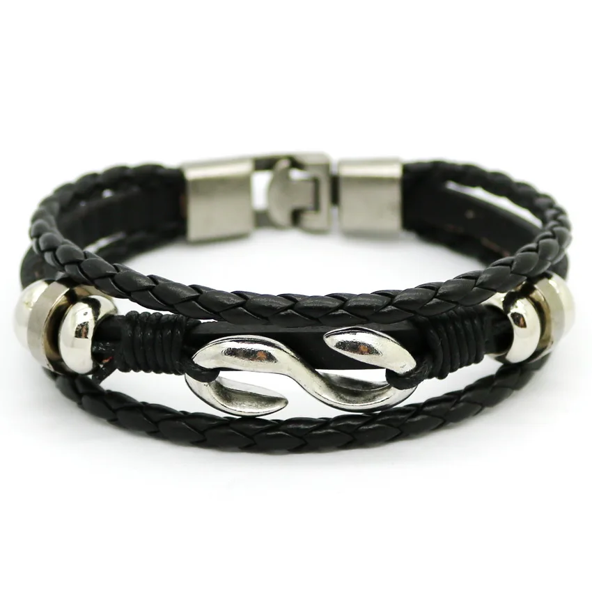 2016The New S-Type Alloy Fashion Jewelry Leather Bracelets Men Women Casual Personality Retro Punk Bracelet PU Bracelet
2016The New S-Type Alloy Fashion Jewelry Leather Bracelets Men Women Casual Personality Retro Punk Bracelet PU Bracelet