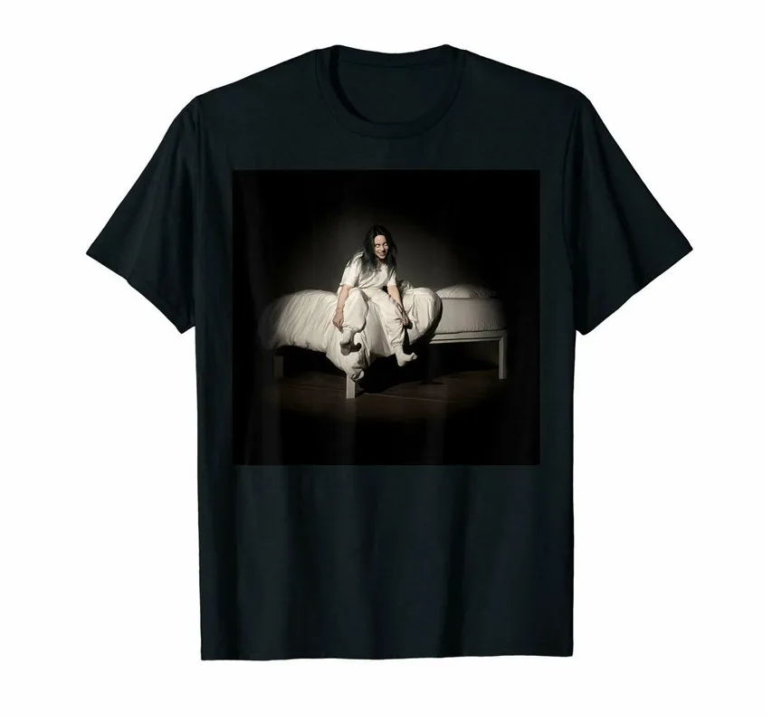 Billie Eilish When We All Fall Asleep Where Do We Go Black T-Shirt For Fans Fashion Logo Printing T Shirts Large Size
Billie Eilish When We All Fall Asleep Where Do We Go Black T-Shirt For Fans Fashion Logo Printing T Shirts Large Size