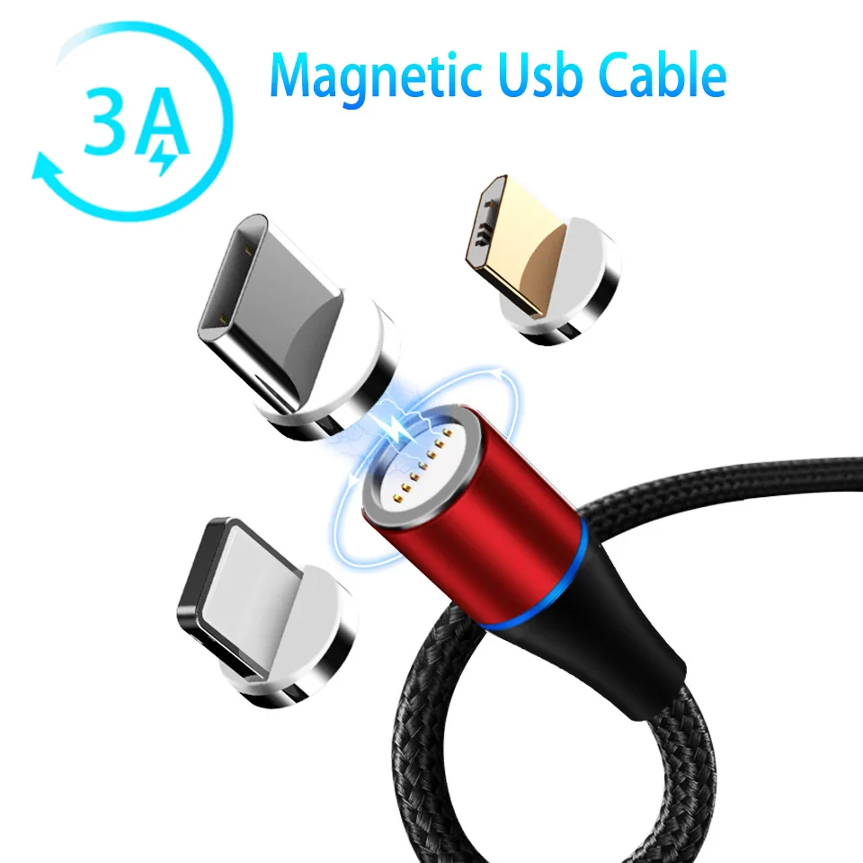 Magnetic Usb Charging Cable 3A Type c Micro Usb Fast Charger Cable For Xiaomi mi a2 mi 9 8 redmi note 7 Microusb Magnetic-cable
Magnetic Usb Charging Cable 3A Type c Micro Usb Fast Charger Cable For Xiaomi mi a2 mi 9 8 redmi note 7 Microusb Magnetic-cable
