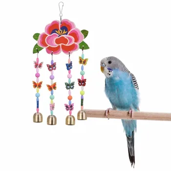 Parrot Chew Toys Classic Chinese Style Peony Wind Chimes Parrot Bird Chewing Toys Wind Chimes Swing Parrot Cage Bird Biting Toys
Parrot Chew Toys Classic Chinese Style Peony Wind Chimes Parrot Bird Chewing Toys Wind Chimes Swing Parrot Cage Bird Biting Toys