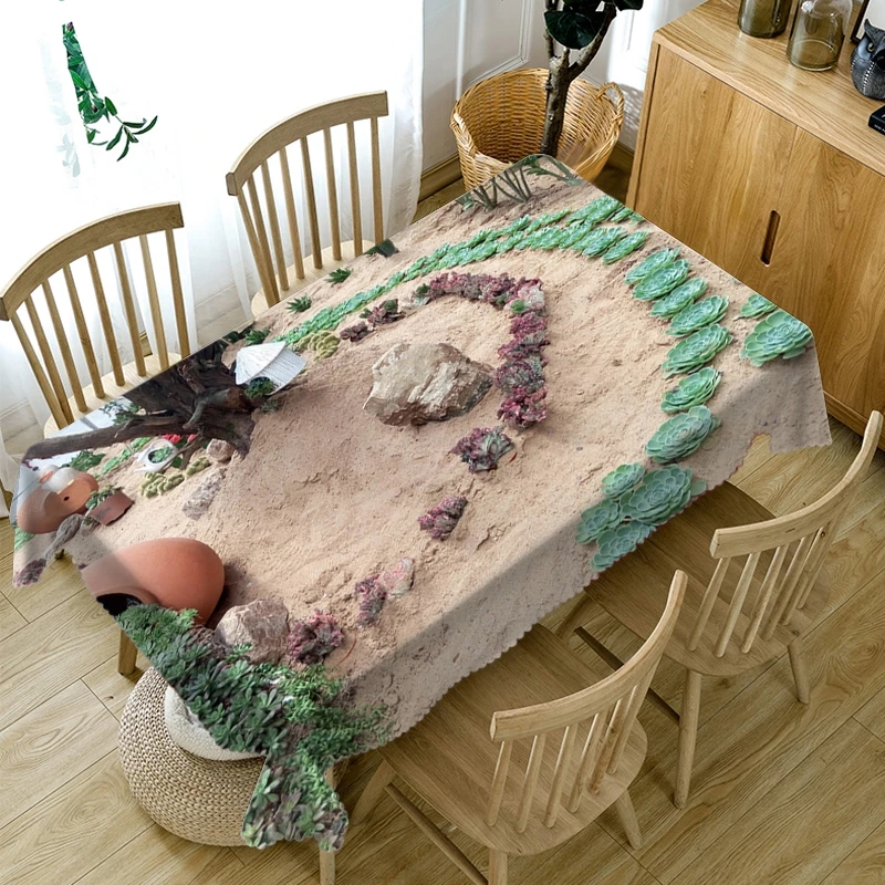 Succulent Plants Pattern 3d Tablecloth Washable Cloth Thicken Cotton Rectangular and Round Table Cloth for Wedding
Succulent Plants Pattern 3d Tablecloth Washable Cloth Thicken Cotton Rectangular and Round Table Cloth for Wedding