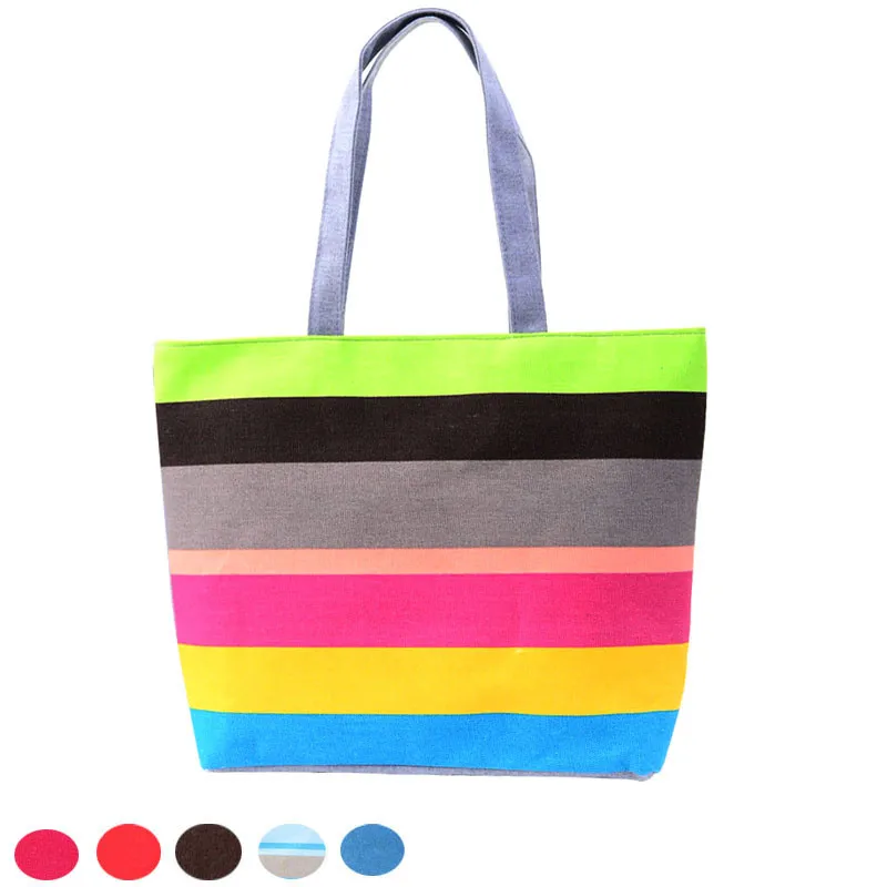 2017 Casual Women Bag Striped Large Capacity Tote Canvas Shoulder Bag Shopping Bag Beach Bags Casual Tote bolsa feminina
2017 Casual Women Bag Striped Large Capacity Tote Canvas Shoulder Bag Shopping Bag Beach Bags Casual Tote bolsa feminina