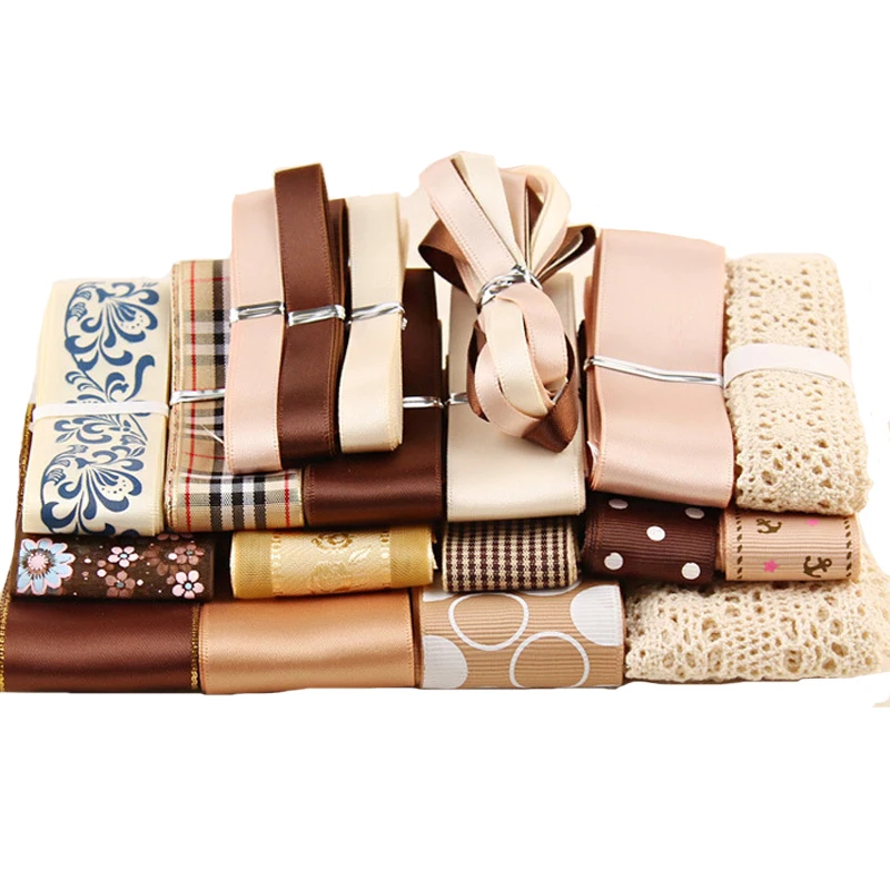 NEW Arrival Colorful Mix Style Grosgrain Ribbon Set Trim Lace For DIY Wedding Gift Packing Hairbow Headwear DIY Accessories D662
NEW Arrival Colorful Mix Style Grosgrain Ribbon Set Trim Lace For DIY Wedding Gift Packing Hairbow Headwear DIY Accessories D662