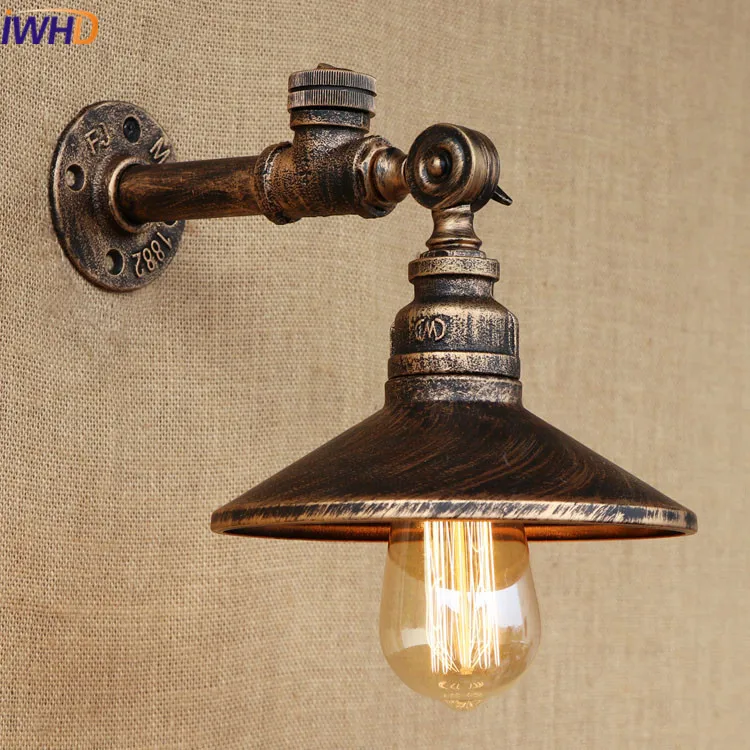 Loft Vintage Industrial Wall Lamp Iron Water Pipe Retro Wall Light Touch Switch Creative E27 Edison Bulb Lamps Home Lighting
Loft Vintage Industrial Wall Lamp Iron Water Pipe Retro Wall Light Touch Switch Creative E27 Edison Bulb Lamps Home Lighting