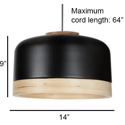 14 Vicenza LED Pendant Light in Black (1)
