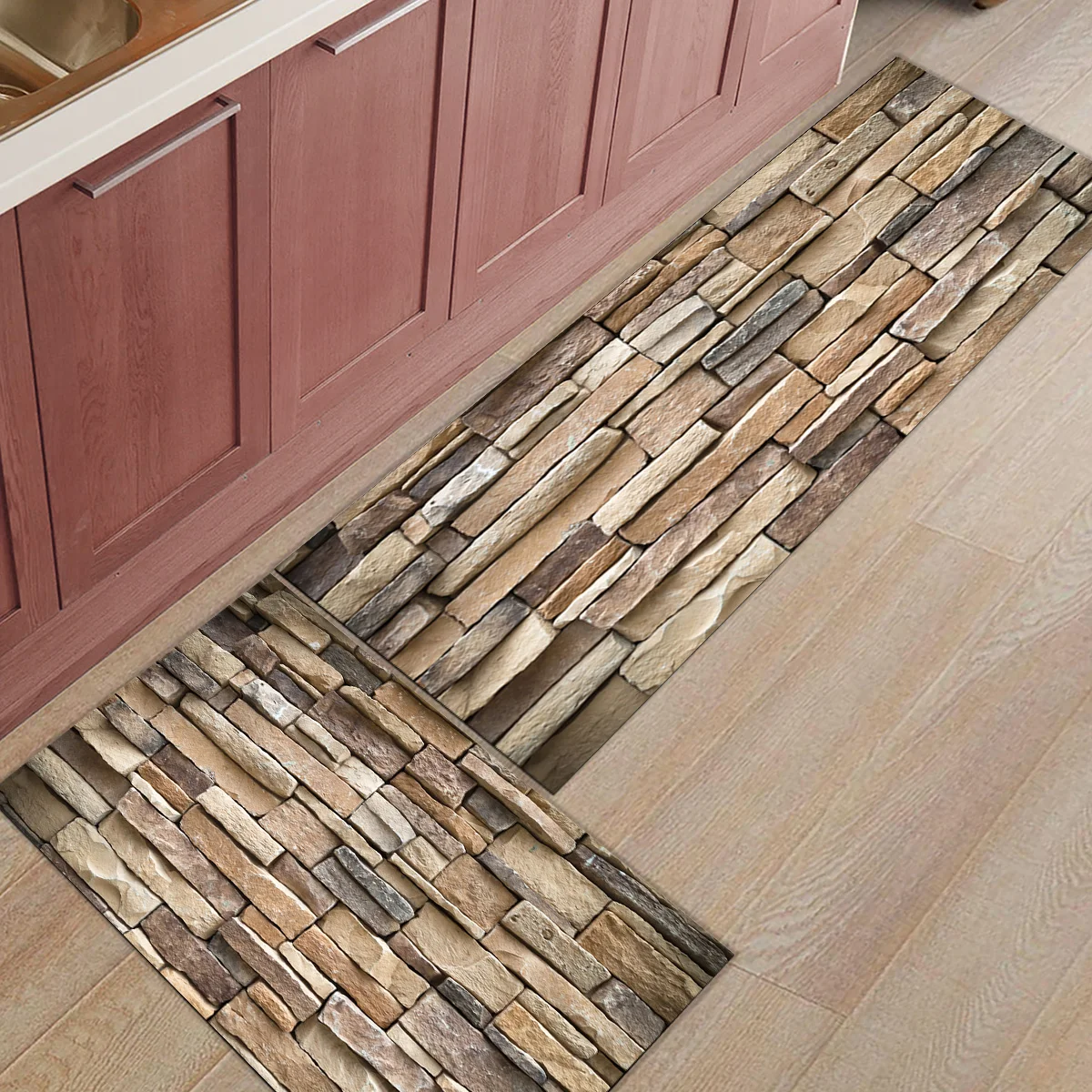 2pcs/set Rustic Brick Print Doormat Entrance Front Door Rug Bathroom Kitchen Living Room Carpet Anti-Slip Floor Mats
2pcs/set Rustic Brick Print Doormat Entrance Front Door Rug Bathroom Kitchen Living Room Carpet Anti-Slip Floor Mats