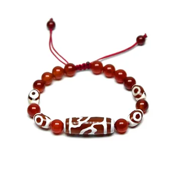 Tibetan characteristics agate DZI Red/White lucky lotus eyes men&women bracelet braided rope bracelet adjustable Free Shipping
Tibetan characteristics agate DZI Red/White lucky lotus eyes men&women bracelet braided rope bracelet adjustable Free Shipping