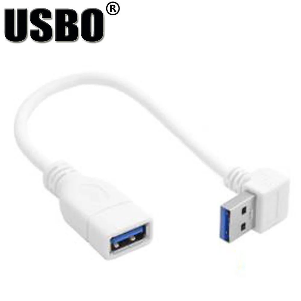 High quality white 20cm USB3.0 data line high-speed 90 degrees elbow male to female USB extension cable
High quality white 20cm USB3.0 data line high-speed 90 degrees elbow male to female USB extension cable