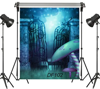 Vinyl Tattered Iron Gate Dreamy Shining Poisonous Mushroom 5X7FT Studio Backdrop Photography Photo Props Photographic Background
Vinyl Tattered Iron Gate Dreamy Shining Poisonous Mushroom 5X7FT Studio Backdrop Photography Photo Props Photographic Background