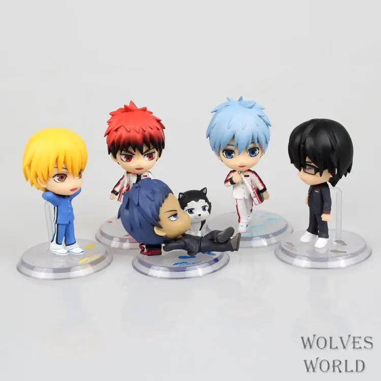 Anime Kuroko's Basketball 5PCS/SET Kuroko Tetsuya Kagami Taiga Kise Ryota PVC Action Figure Toys Dolls Model Collectibles
Anime Kuroko's Basketball 5PCS/SET Kuroko Tetsuya Kagami Taiga Kise Ryota PVC Action Figure Toys Dolls Model Collectibles