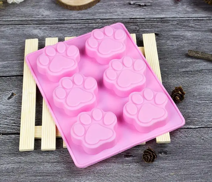 wholesale 500pcs/lot wholesales Silicone mold 6 lattices catlike footprint handmade soap mold silicone cake moulds
wholesale 500pcs/lot wholesales Silicone mold 6 lattices catlike footprint handmade soap mold silicone cake moulds