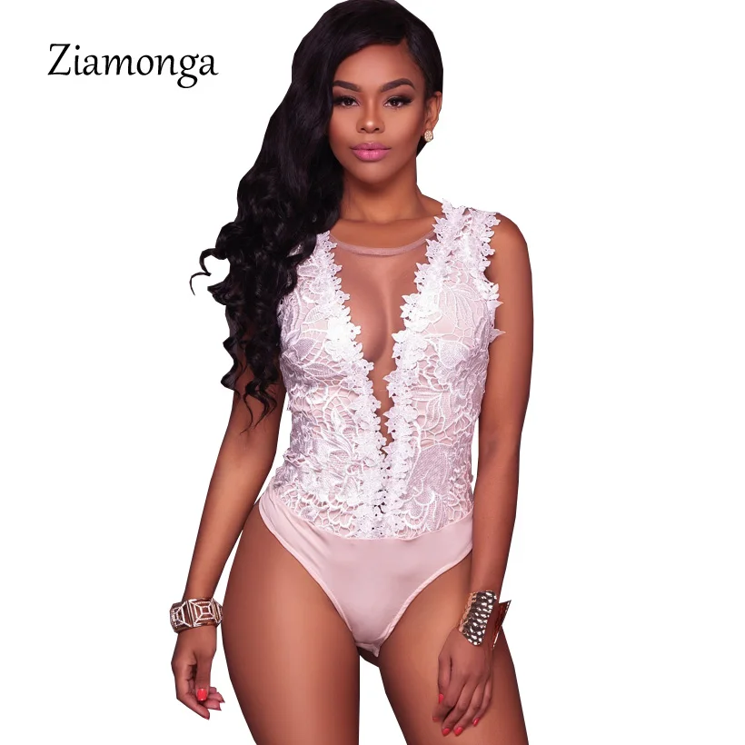Ziamonga See Through Lace Women Bodysuit Sexy V-Neck Women Bodysuit Romper Jumpsuit Sexy Bodysuit For Women Bodycon Overalls
Ziamonga See Through Lace Women Bodysuit Sexy V-Neck Women Bodysuit Romper Jumpsuit Sexy Bodysuit For Women Bodycon Overalls