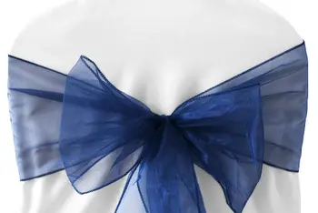 100Pcs Navy Blue Organza Chair Sashes Bow For Wedding/Party Banquet Chairs Decoration Bridal Party Sashes Free Shipping
100Pcs Navy Blue Organza Chair Sashes Bow For Wedding/Party Banquet Chairs Decoration Bridal Party Sashes Free Shipping