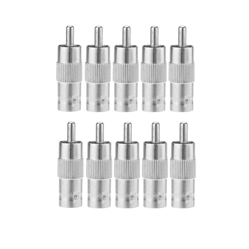 10Pcs/lot BNC Female to RCA Male Coax Cable Connector Coupler Adapter for CCTV Camera Audio Camera security Surveillance system
10Pcs/lot BNC Female to RCA Male Coax Cable Connector Coupler Adapter for CCTV Camera Audio Camera security Surveillance system
