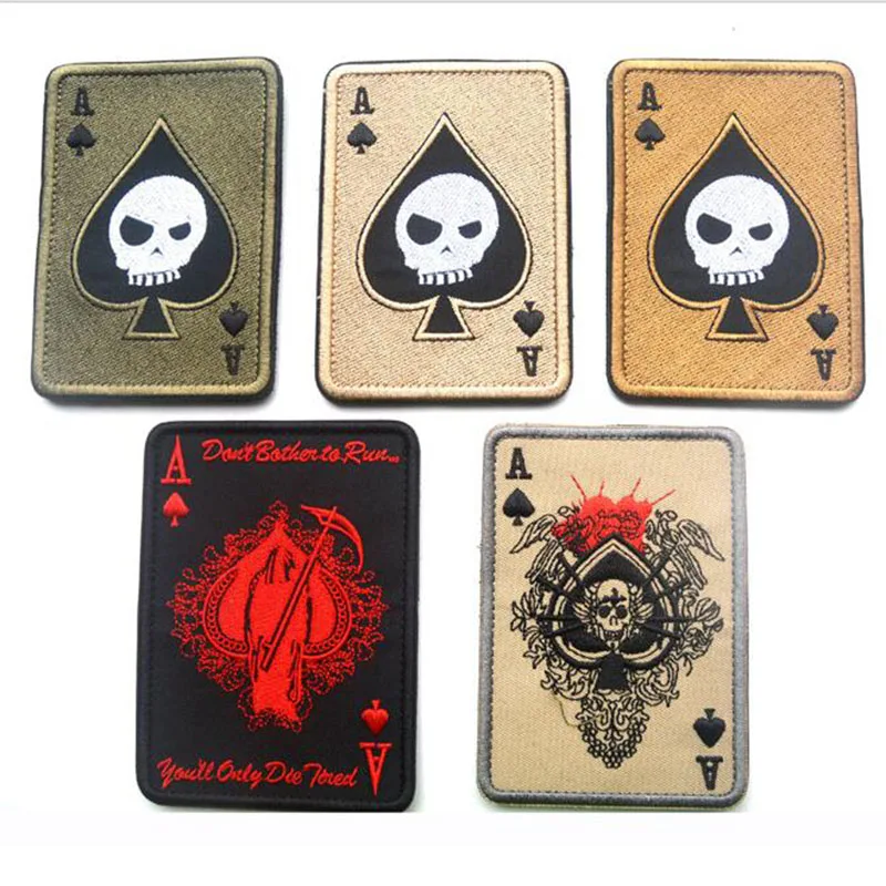 Death Map, Rectangular Embroidery, Poker Tactics, Hooks And Rings, Military Ethics, Armed Bandages, Combat Badges, Fabrics
Death Map, Rectangular Embroidery, Poker Tactics, Hooks And Rings, Military Ethics, Armed Bandages, Combat Badges, Fabrics