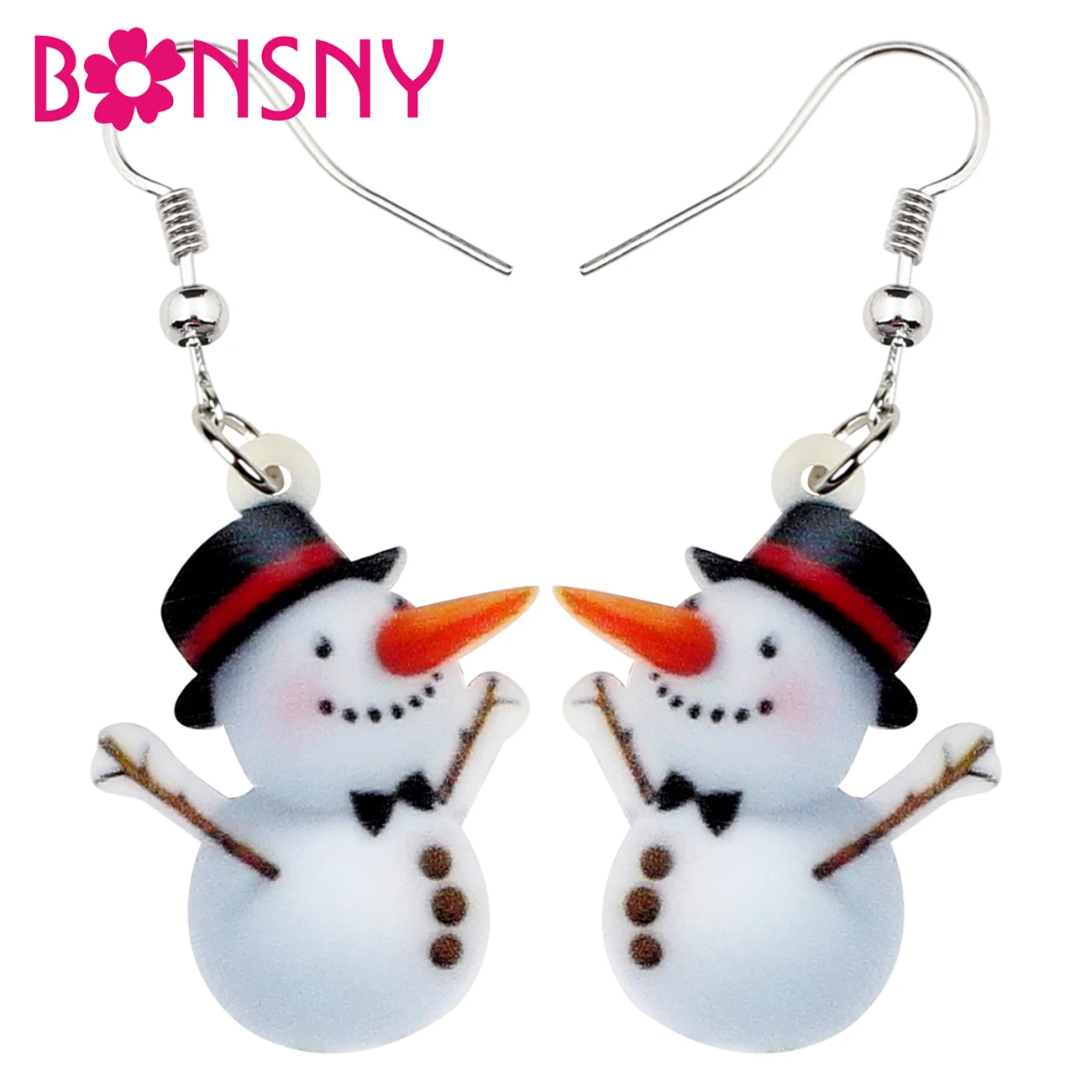 Bonsny Acrylic Christmas Lovely Snowman Earrings Drop Dangle Gift Jewelry For Women Girls Teens Party Ornament Statement 2018
Bonsny Acrylic Christmas Lovely Snowman Earrings Drop Dangle Gift Jewelry For Women Girls Teens Party Ornament Statement 2018