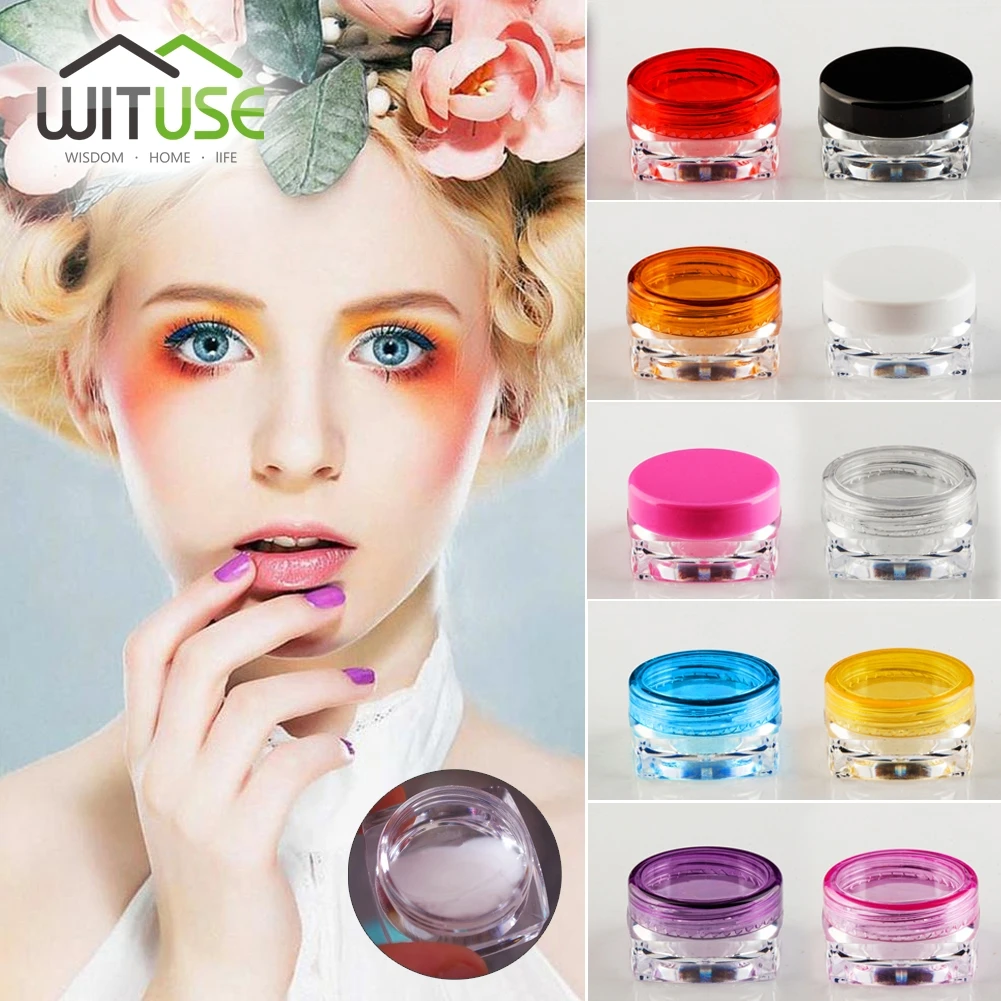 5g 3g 5ml,3ml Clear Diamond Empty Acrylic Container Makeup Bottle For Cosmetic Cream Jewelry