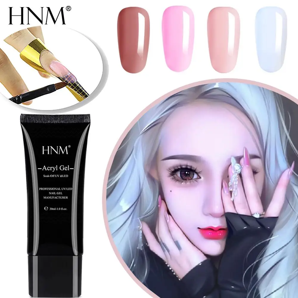 HNM 30ML UV Acryl Gel Polygel Builder Nail Extension Acrylic Poligel Acrylgel Nail Forms Sticker Pen Brush For Nails Polish Art
HNM 30ML UV Acryl Gel Polygel Builder Nail Extension Acrylic Poligel Acrylgel Nail Forms Sticker Pen Brush For Nails Polish Art