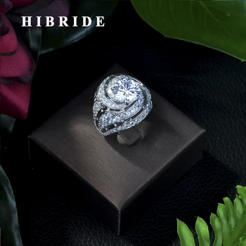 HIBRIDE Big Brand Fashion Big Cubic Zirconia Ring , Graffy Brand Wedding Jewelry Engagement CZ Ring for Party Gift R-4
HIBRIDE Big Brand Fashion Big Cubic Zirconia Ring , Graffy Brand Wedding Jewelry Engagement CZ Ring for Party Gift R-4