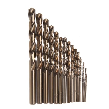 15Pcs High Speed Steel Drill Bits M35 HSS Cobalt Twist Drill Bit Set 1.5-10mm Twist Drill Bit Woodworking Metal Tools
15Pcs High Speed Steel Drill Bits M35 HSS Cobalt Twist Drill Bit Set 1.5-10mm Twist Drill Bit Woodworking Metal Tools