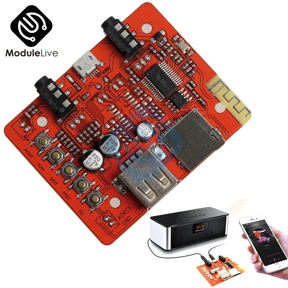 5V Wifi Wireless Bluetooth Audio Receiver Board Module For Automotive Audio With Stereo Amplifier Headphone USB Adapter New
5V Wifi Wireless Bluetooth Audio Receiver Board Module For Automotive Audio With Stereo Amplifier Headphone USB Adapter New