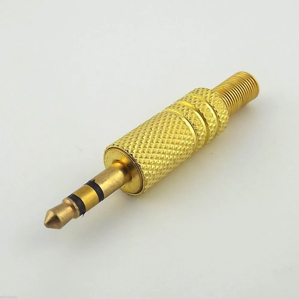 3pcs 3.5mm 1/8" Stereo Male Plug Audio Cable Solder Gold Plated TRS Adapter Connector
3pcs 3.5mm 1/8" Stereo Male Plug Audio Cable Solder Gold Plated TRS Adapter Connector