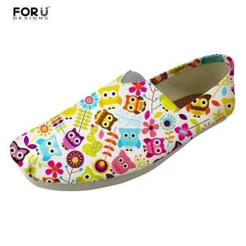 FORUDESIGNS Cute Women Loafer Casual Flats Shoes Animal Owl Printed Women's Fashion Canvas Shoes Woman Lazy Comfortable Shoes
FORUDESIGNS Cute Women Loafer Casual Flats Shoes Animal Owl Printed Women's Fashion Canvas Shoes Woman Lazy Comfortable Shoes