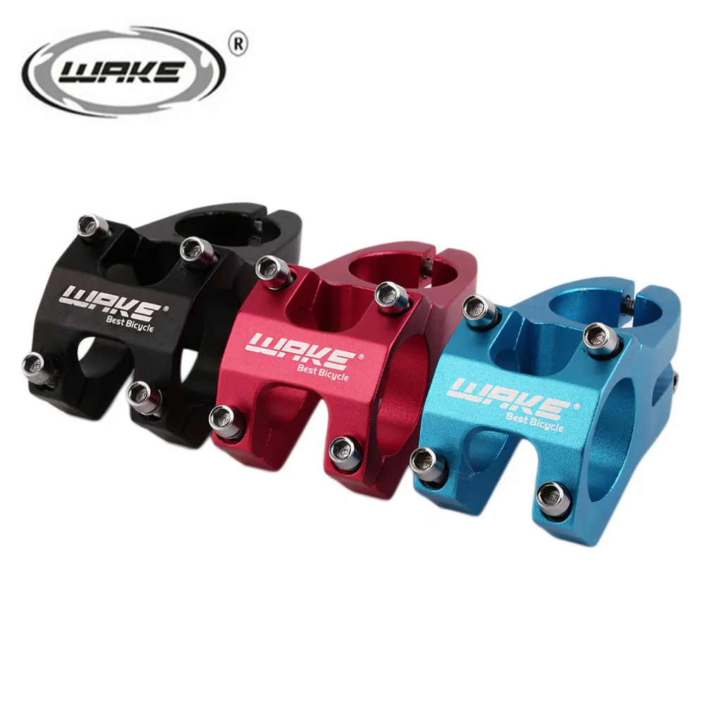 WAKE 31.8mm Bicycle Stem High Strength Aluminium Alloy CNC Machined Mountain Road Cycling Handlebar Stem Bike Accessories
WAKE 31.8mm Bicycle Stem High Strength Aluminium Alloy CNC Machined Mountain Road Cycling Handlebar Stem Bike Accessories