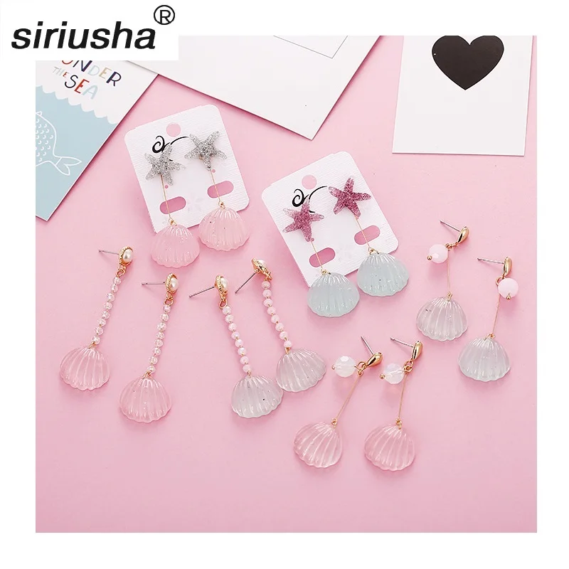 Wholesale Shell Earrings Simple Versatile Personality Tassel Long Temperament Earrings Female Simulation Pearl Shell S160
Wholesale Shell Earrings Simple Versatile Personality Tassel Long Temperament Earrings Female Simulation Pearl Shell S160