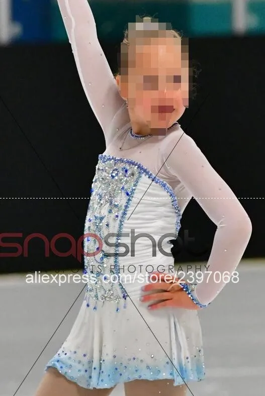 Figure Skating Dress White Custom Women Competition Ice Skating Clothing For Girls Ice Figure Skating Dress Free Shipping B12
Figure Skating Dress White Custom Women Competition Ice Skating Clothing For Girls Ice Figure Skating Dress Free Shipping B12