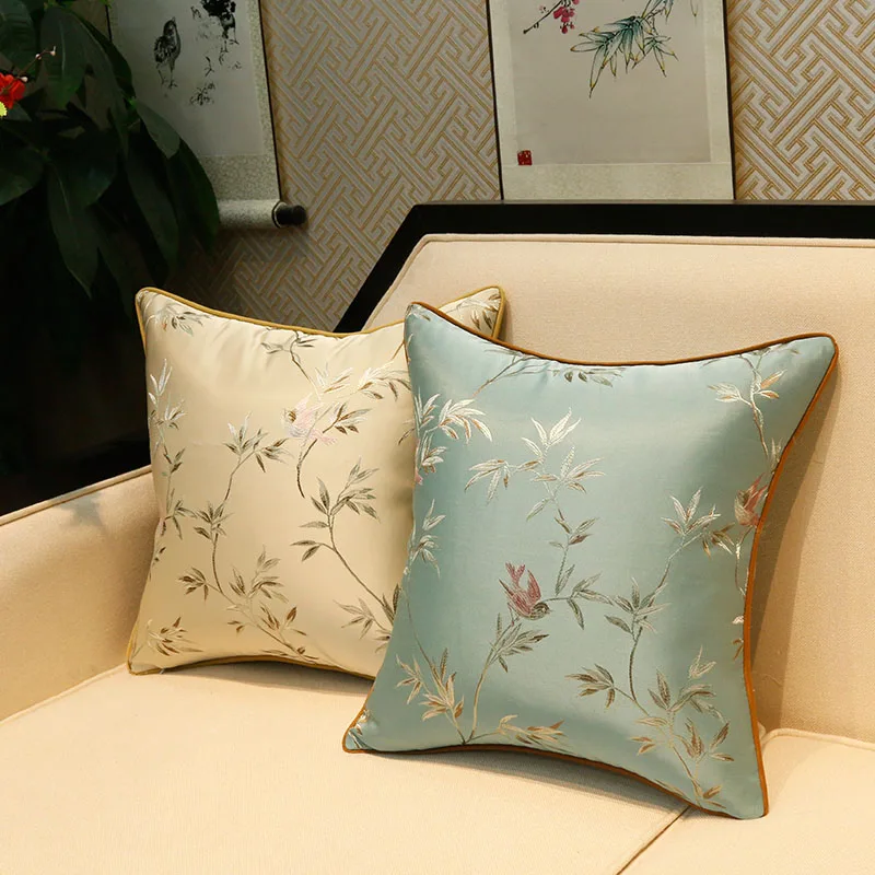 16x24 Retro Satin Jacquard Pillow Cover Decorative Case Chinese Tradition Elegant Flora Bird Luxury Coussin Sofa Decor
16x24 Retro Satin Jacquard Pillow Cover Decorative Case Chinese Tradition Elegant Flora Bird Luxury Coussin Sofa Decor