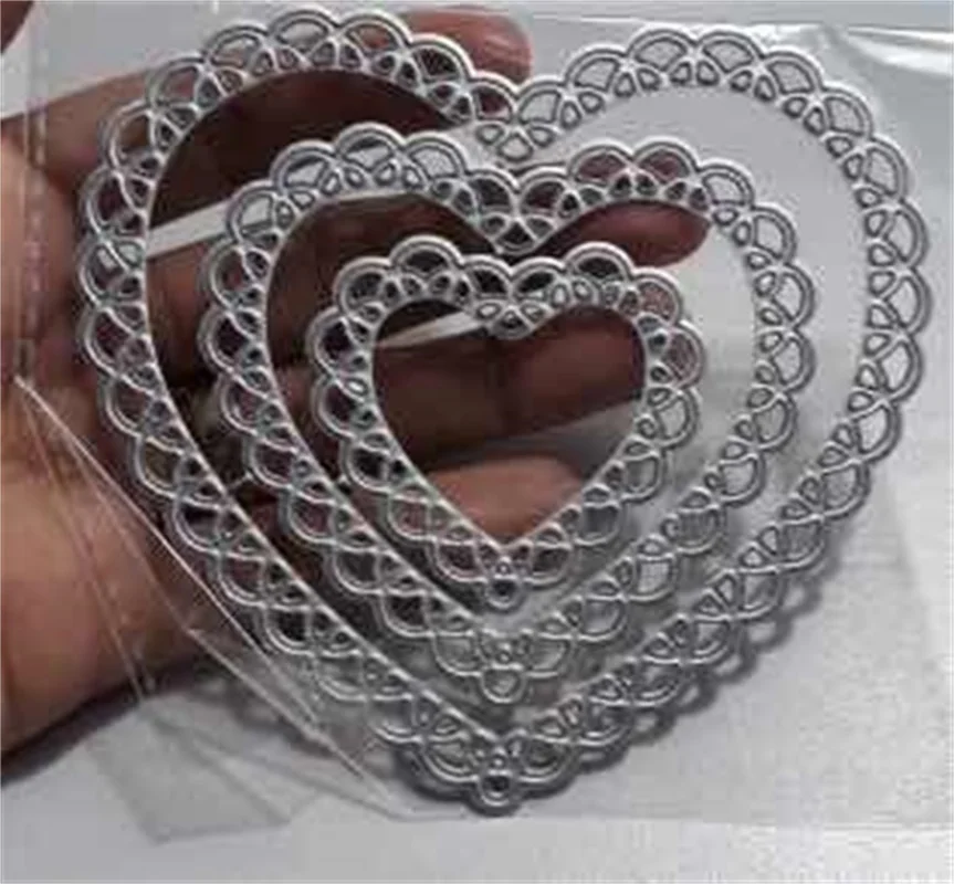 Swovo Scalloped lace heart frame Metal Cutting Dies for Scrapbooking DIY Craft Paper Card Making Decorative Embossing 10.7*10CM
Swovo Scalloped lace heart frame Metal Cutting Dies for Scrapbooking DIY Craft Paper Card Making Decorative Embossing 10.7*10CM