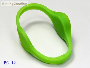 

BG-12 100PCS/LOT 125khz T5577/T5567/T5557 Rewritable RFID Wristband Bracelet Copy Clone ID Card For Swimming Pool Sauna Room GYM