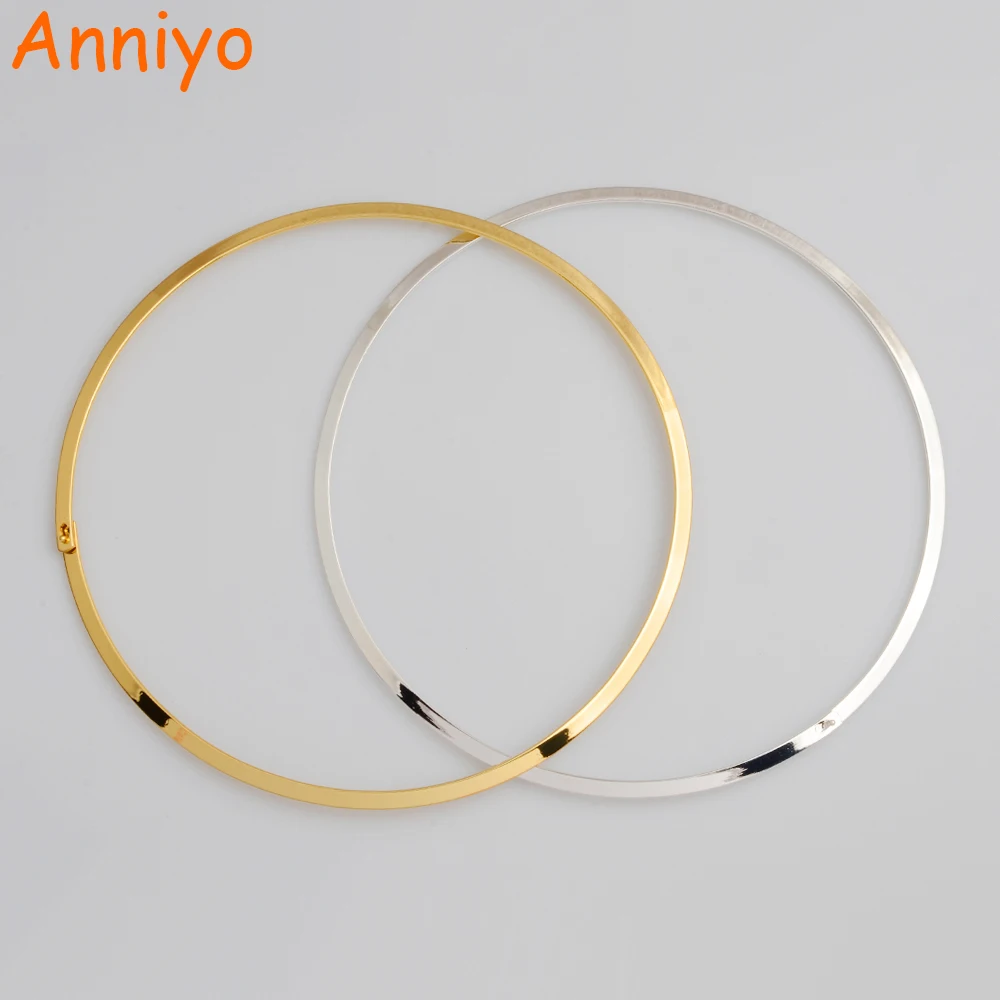 Anniyo Diameter 13cm/5.18inch,Ethiopian Chokers Necklaces for Women Round Necklace Silver/Gold Color Choker Accessories #065606
Anniyo Diameter 13cm/5.18inch,Ethiopian Chokers Necklaces for Women Round Necklace Silver/Gold Color Choker Accessories #065606